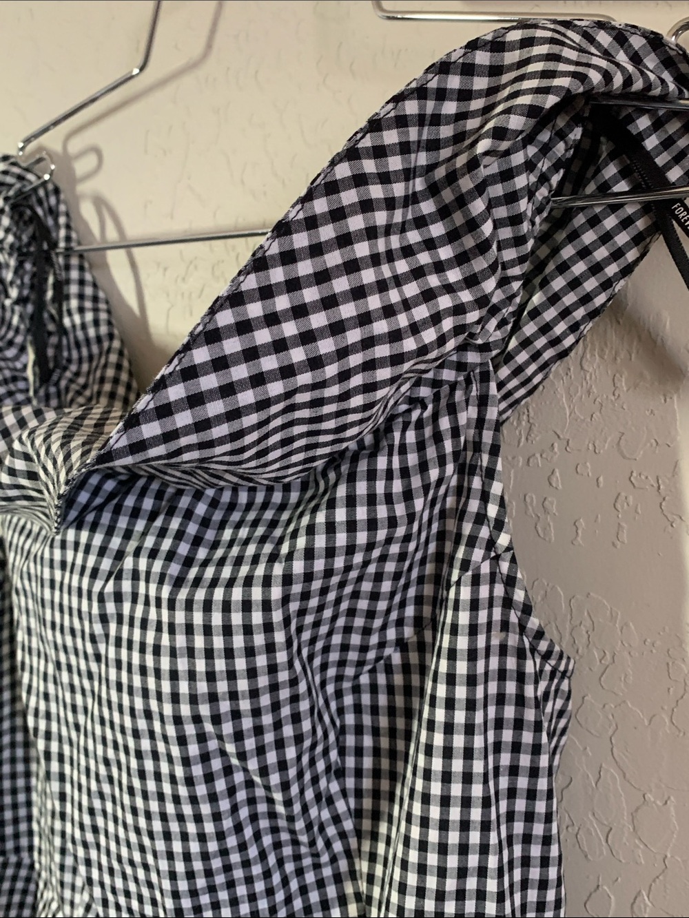 Forever 21 Black and White Gingham Dress | Size S - Picture 8 of 10